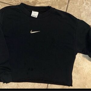 Girls Nike Black Dri-FIT Sweatshirt